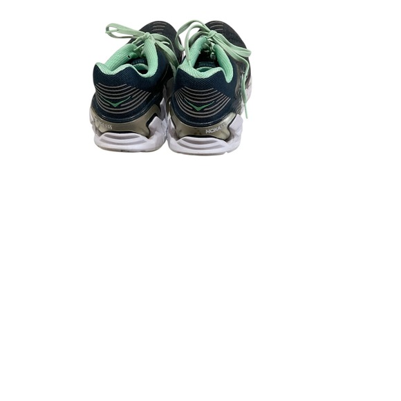 Hoka One One Vanquish 3 Navy Mint Green Running Shoes Mens 9 1014792 MNSB - Picture 4 of 6